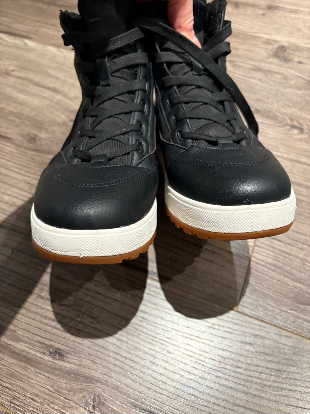 Vessi Alta Waterproof High Top Boots in Asphalt Black Womens Size 9 - Picture 8 of 11